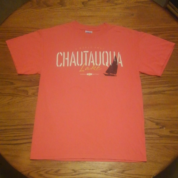 โต Chautauqua Lake ๐ฅ Institute Shirt ๐ New York NY ๐ USA ๐ฅ ๐ ๐ฐ ๐ฒ ๐ก - Picture 2 of 9